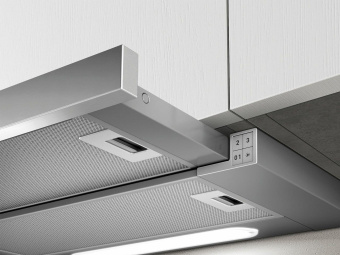 Вытяжка встраиваемая Elica Elite 14 Lux GRIX/A/90 серебристый управление: кнопочное (1 мотор) от магазина РЭССИ