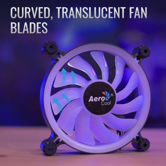 Вентилятор Aerocool Spectro 12 120x120mm 4-pin (Molex)20dB 140gr LED Ret от магазина РЭССИ