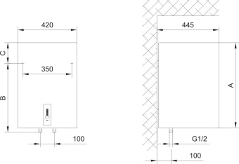 Водонагреватель Gorenje OTGS50SMB6 2кВт 49.1л электрический настенный/белый от магазина РЭССИ
