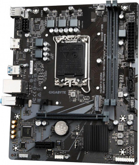 Материнская плата Gigabyte H610M K DDR4 Soc-1700 Intel H610 2xDDR4 mATX AC`97 8ch(7.1) GbLAN+VGA+HDMI от магазина РЭССИ