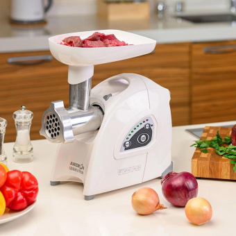 Мясорубка Аксион М42.03 1700Вт белый от магазина РЭССИ