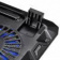 Подставка для ноутбука Buro BU-LCP156-B214 15.6"358x270x21мм 1xUSB 2x 140ммFAN 597г металлическая сетка/пластик черный от магазина РЭССИ