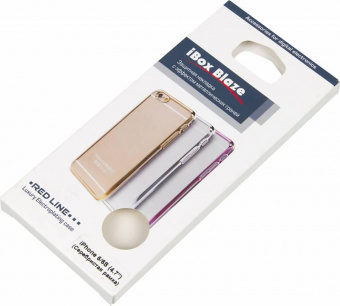 Чехол (клип-кейс) Redline для Apple iPhone 6/6S iBox Blaze серебристый (УТ000008419) от магазина РЭССИ