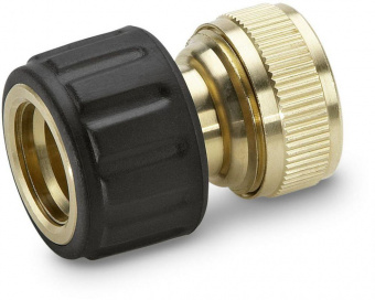 Коннектор Karcher 2.645-015.0 Д.вх.1/2" Д.вых.1/2-5/8" черный/желтый от магазина РЭССИ