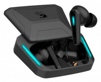 Гарнитура вкладыши A4Tech Bloody M70 черный/синий беспроводные bluetooth в ушной раковине (M70 BLACK+BLUE) от магазина РЭССИ