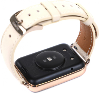 Смарт-часы Huawei Watch Fit 2 Yoda-B19V 1.74" AMOLED корп.золотистый рем.белый разм.брасл.:140-210мм (55029265) от магазина РЭССИ