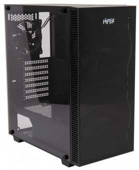 Корпус Hiper BH33 черный без БП ATX 3x120mm 2x140mm 1xUSB2.0 1xUSB3.0 audio bott PSU от магазина РЭССИ
