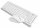 Клавиатура + мышь A4Tech Fstyler FG1012 клав:белый мышь:белый USB беспроводная Multimedia от магазина РЭССИ