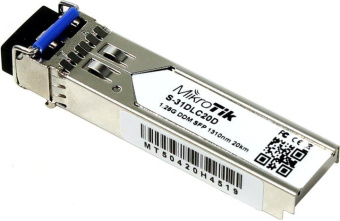 Модуль MikroTik S-31DLC20D Single Mode Dual LC 20km OEM от магазина РЭССИ
