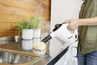 Пароочиститель ручной Karcher EasyFix SC 1 1200Вт белый от магазина РЭССИ