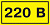 Символ "220В" 20х40 YPC10-0220V-1-100 от магазина РЭССИ