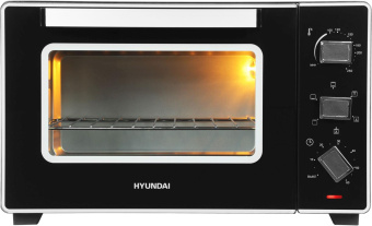 Мини-печь Hyundai MIO-HY093 28л. 1600Вт черный от магазина РЭССИ