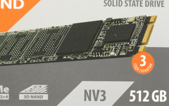 Накопитель SSD SunWind PCIe 3.0 x4 512GB SWSSD512GN3T NV3 M.2 2280 от магазина РЭССИ