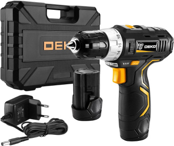 Дрель-шуруповерт Deko GCD12DU3 SET 3 аккум. патрон:быстрозажимной (кейс в комплекте) (063-4097) от магазина РЭССИ