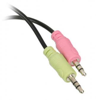 Наушники с микрофоном A4Tech HS-200 черный 2.2м мониторные оголовье от магазина РЭССИ