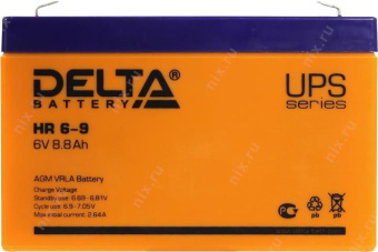 Батарея для ИБП Delta HR 6-9 6В 9Ач от магазина РЭССИ