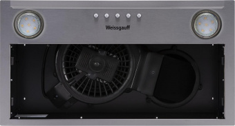 Вытяжка встраиваемая Weissgauff Alpha 45 PB IX нержавеющая сталь управление: кнопочное (1 мотор) от магазина РЭССИ