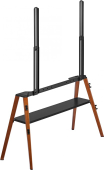 Подставка для телевизора Cactus CS-ST3647BKWN черный/орех 49"-75" макс.40кг напольный от магазина РЭССИ