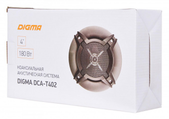 Колонки автомобильные Digma DCA-T402 180Вт 86дБ 4Ом 10см (4дюйм) (ком.:2кол.) коаксиальные двухполосные от магазина РЭССИ