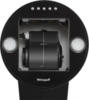 Вытяжка каминная Weissgauff Tubus 700 PB BL черный управление: кнопочное (1 мотор) от магазина РЭССИ