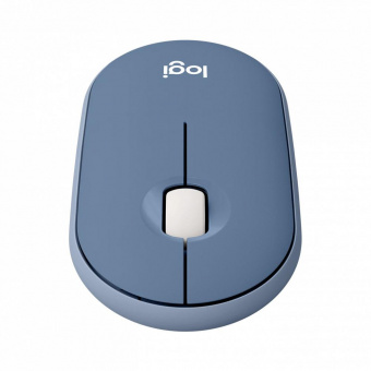 Мышь Logitech M350 голубой оптическая (1000dpi) silent беспроводная BT/Radio USB (2but) от магазина РЭССИ