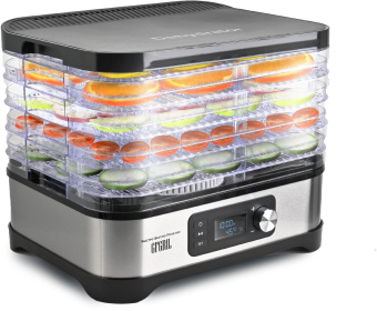 Сушка для фруктов и овощей GFGril GFD-001 6под. 500Вт серебристый от магазина РЭССИ