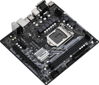 Материнская плата Asrock H510M-HDV R2.0 Soc-1200 Intel H510 2xDDR4 mATX AC`97 8ch(7.1) GbLAN+VGA+DVI+HDMI от магазина РЭССИ