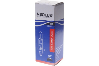 Автолампа NEOLUX H1 (55) P14.5s+50% EXTRA LIGHT 12V N448EL от магазина РЭССИ