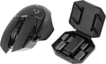 Мышь Logitech G502 Lightspeed черный оптическая 25600dpi беспров. USB 9but (910-005567) от магазина РЭССИ