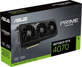 Видеокарта Asus PCI-E 4.0 PRIME-RTX4070-O12G NVIDIA GeForce RTX 4070 12Gb 192bit GDDR6X 2520/21000 HDMIx1 DPx3 HDCP Ret от магазина РЭССИ