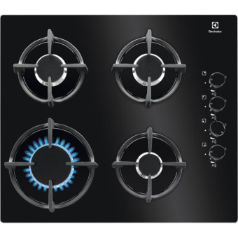 Газовая варочная поверхность Electrolux EGG6407K черный от магазина РЭССИ