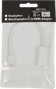 Переходник miniDisplayPort (m) HDMI (f) 0.2м белый от магазина РЭССИ