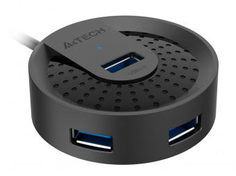 Разветвитель USB 3.0 A4Tech HUB-30C 4порт. черный от магазина РЭССИ