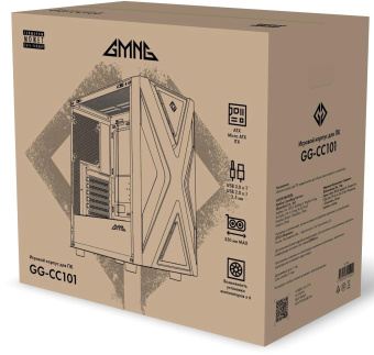 Корпус GMNG GG-CC101 черный без БП ATX 6x120mm 2x140mm 2xUSB2.0 1xUSB3.0 audio bott PSU от магазина РЭССИ