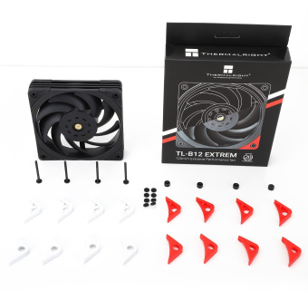 Вентилятор Thermalright TL-B12-EXTREM черный 4-pin 40.5dB 215gr Ret от магазина РЭССИ