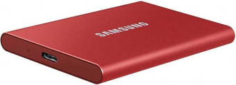 Накопитель SSD Samsung USB-C 2Tb MU-PC2T0R/WW T7 1.8" красный от магазина РЭССИ