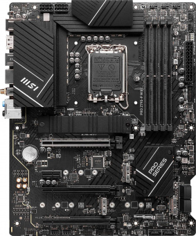 Материнская плата MSI PRO Z790-P WIFI Soc-1700 Intel Z790 4xDDR5 ATX AC`97 8ch(7.1) 2.5Gg RAID+HDMI+DP от магазина РЭССИ