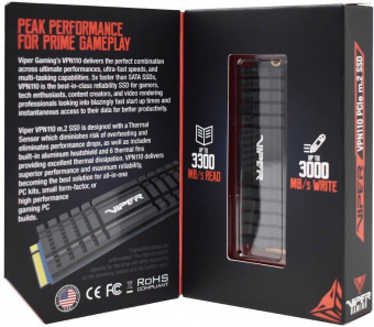 Накопитель SSD Patriot PCI-E 3.0 x4 1Tb VPN110-1TBM28H Viper VPN110 M.2 2280 от магазина РЭССИ