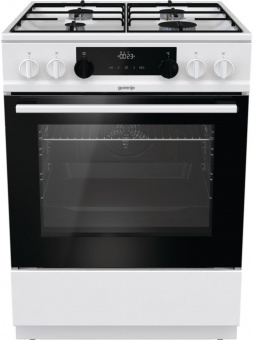 Плита Комбинированная Gorenje KS635W белый/черный (без крышки) реш.сталь от магазина РЭССИ