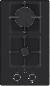 Газовая варочная поверхность Lex GVG 324 BBL черный от магазина РЭССИ