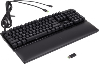 Клавиатура Razer Huntsman V2 Analog механическая черный USB Multimedia for gamer LED (подставка для запястий) от магазина РЭССИ