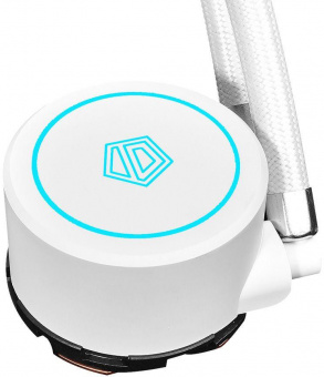 Система водяного охлаждения ID-Cooling AURAFLOW X 360 SNOW Soc-AM5/AM4/1151/1200/2066/1700 4-pin 18-35dB Al+Cu 350W LED Ret от магазина РЭССИ