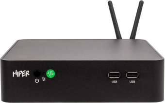 Неттоп Hiper M8 Cel J4125 (2) 4Gb SSD256Gb UHDG 600 Free DOS GbitEth WiFi BT 65W черный от магазина РЭССИ