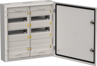 TITAN 5 Корпус металлический ЩРн-72 (2х36) 585х570х140мм IP54 серый (одна дверь) от магазина РЭССИ