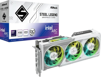 Видеокарта Asrock PCI-E 4.0 B580 SL 12GO INTEL ARC B580 12Gb 192bit GDDR6 2800/19000 HDMIx1 DPx3 HDCP Ret от магазина РЭССИ