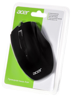 Мышь Acer OMW020 черный оптическая 1600dpi USB 4but (ZL.MCEEE.004) от магазина РЭССИ