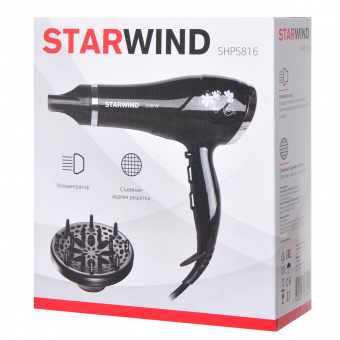 Фен Starwind SHP5816 2200Вт черный от магазина РЭССИ