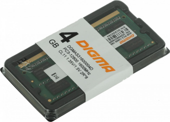 Память DDR3 4Gb 1600MHz Digma DGMAS31600004D RTL PC3-12800 CL11 SO-DIMM 204-pin 1.5В dual rank Ret от магазина РЭССИ