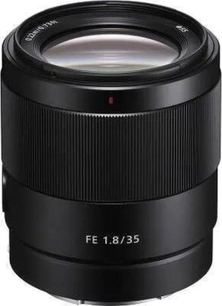 Объектив Sony FE (SEL35F18F) 35мм f/1.8 черный от магазина РЭССИ
