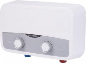 Водонагреватель Ariston Aures SF 5.5 COM 5.5кВт электрический настенный/серебристый от магазина РЭССИ